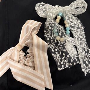 FREE PEOPLE HAIR SCRUNCHIES x2 NWT